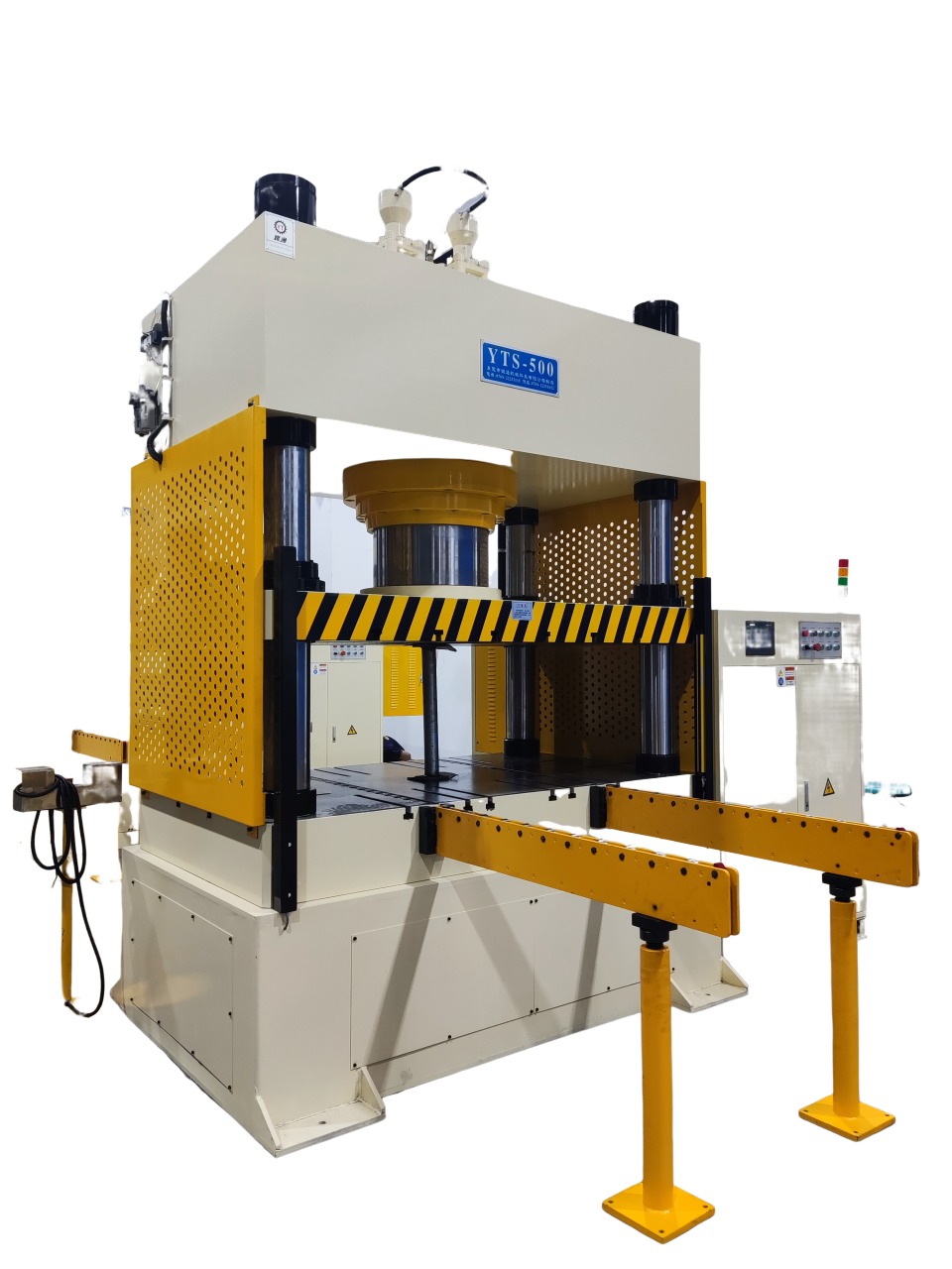 500噸四柱萬能香蕉黄片直播側視圖